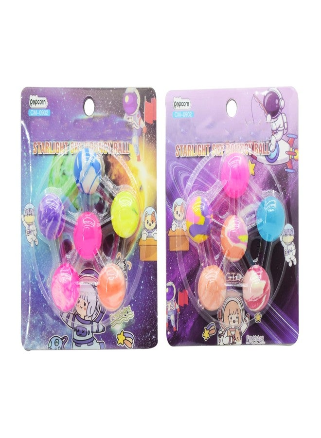 DEE SONS Crazy Ball Set Crazy Bouncy Jumping Balls - Rubber, Birthday Return Gift for Kids (Set of 5) - Image 2
